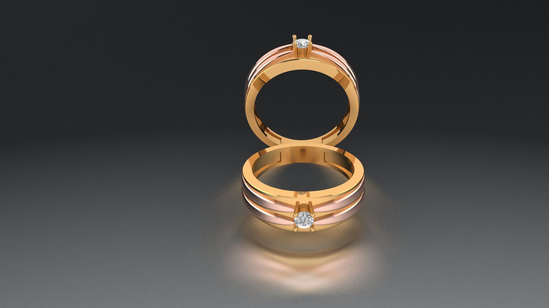 ring soliter 3D print model_3