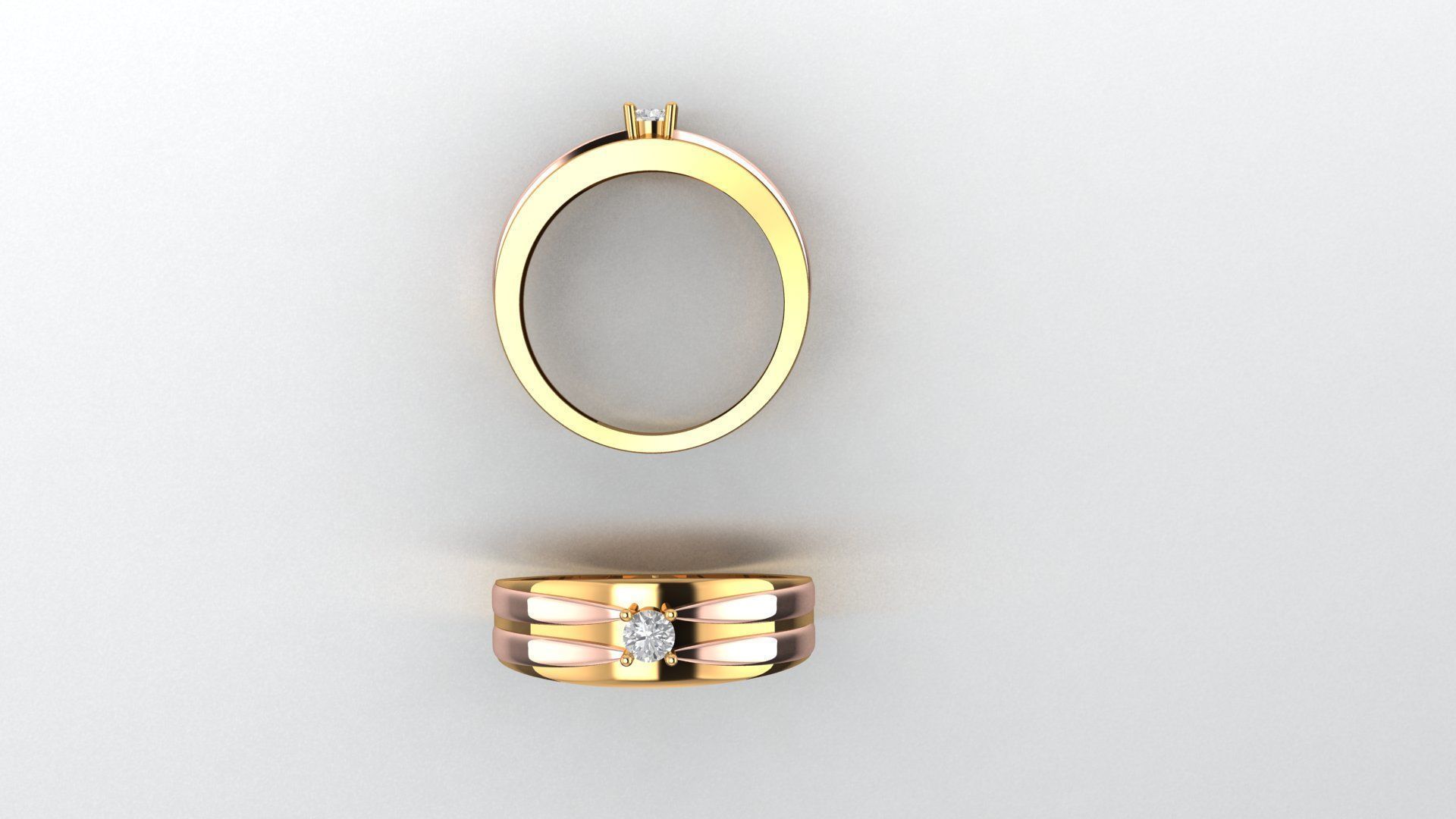 ring soliter 3D print model_1