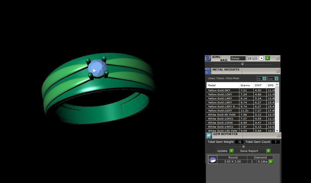 ring soliter 3D print model_8