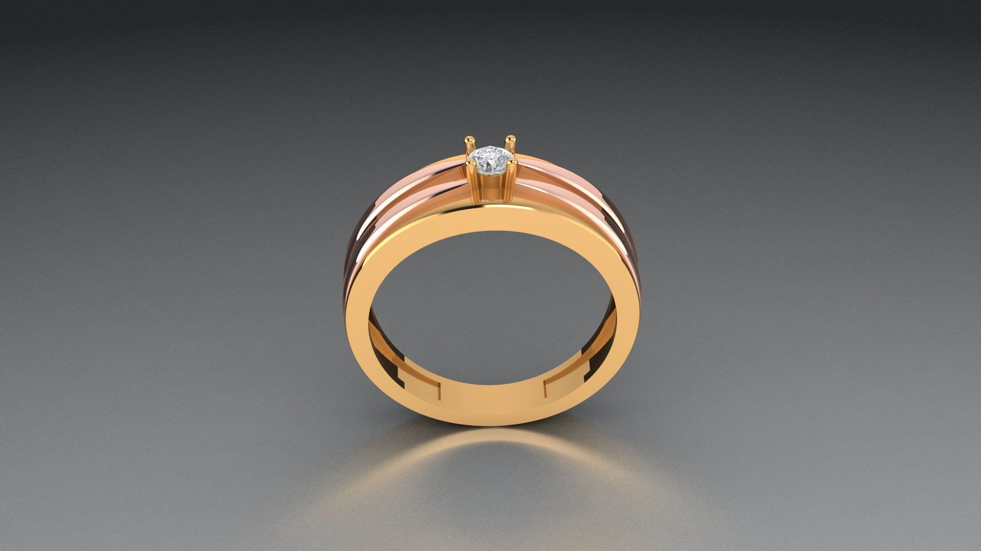 ring soliter 3D print model_7