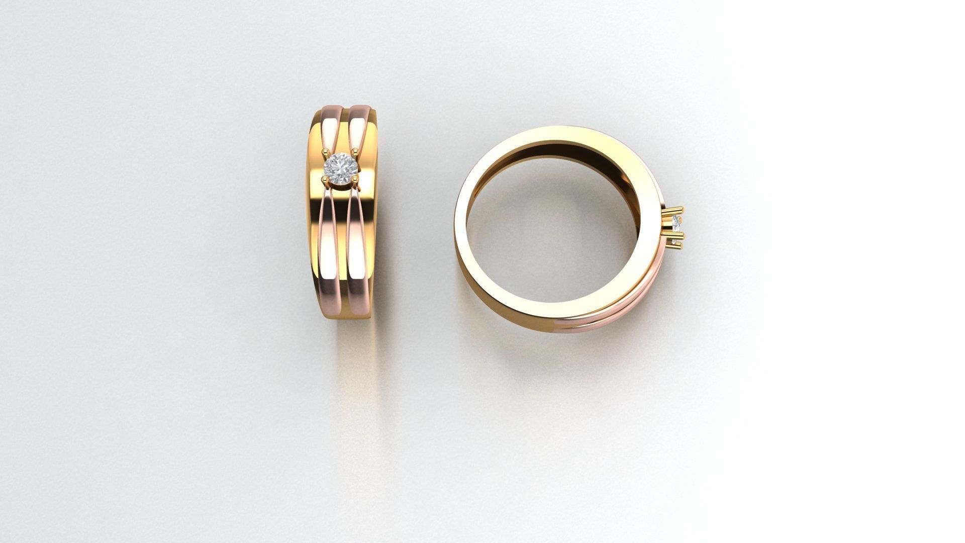 ring soliter 3D print model_2