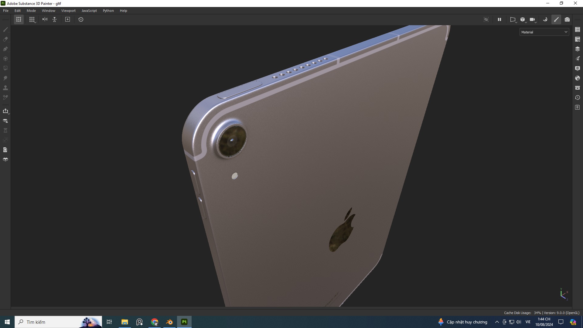 Ipad air 5 Free low-poly 3D model_4