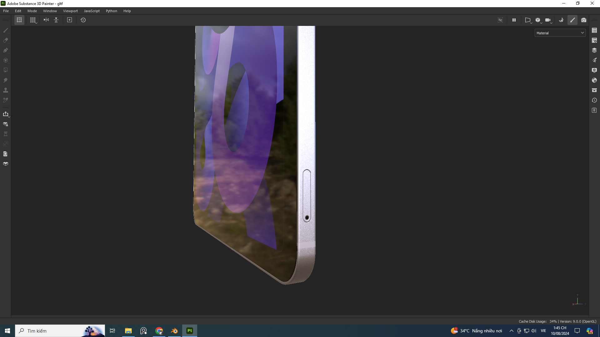 Ipad air 5 Free low-poly 3D model_6