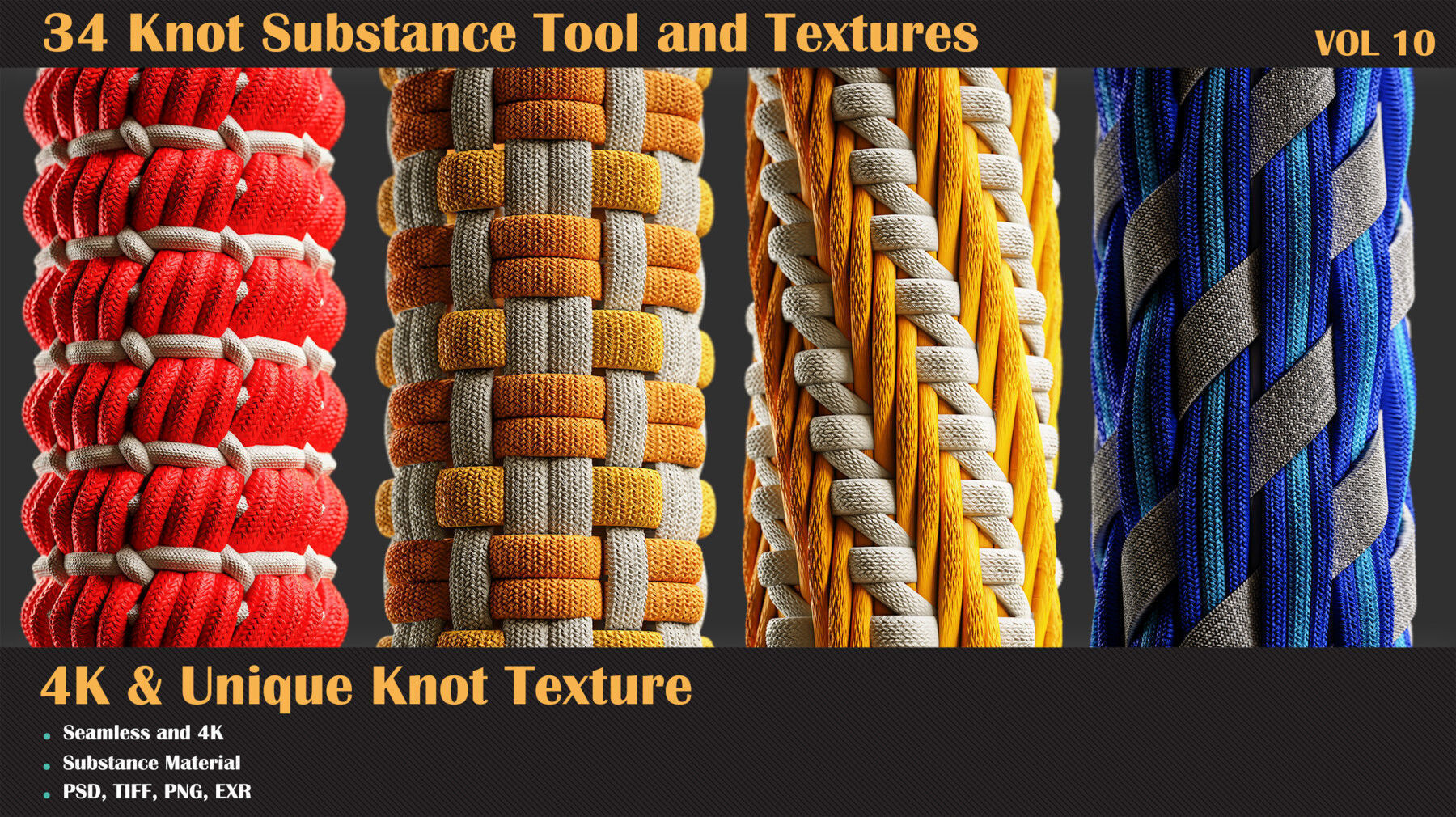34 Tileable Knot Pattern - VOL 10   Texture_1