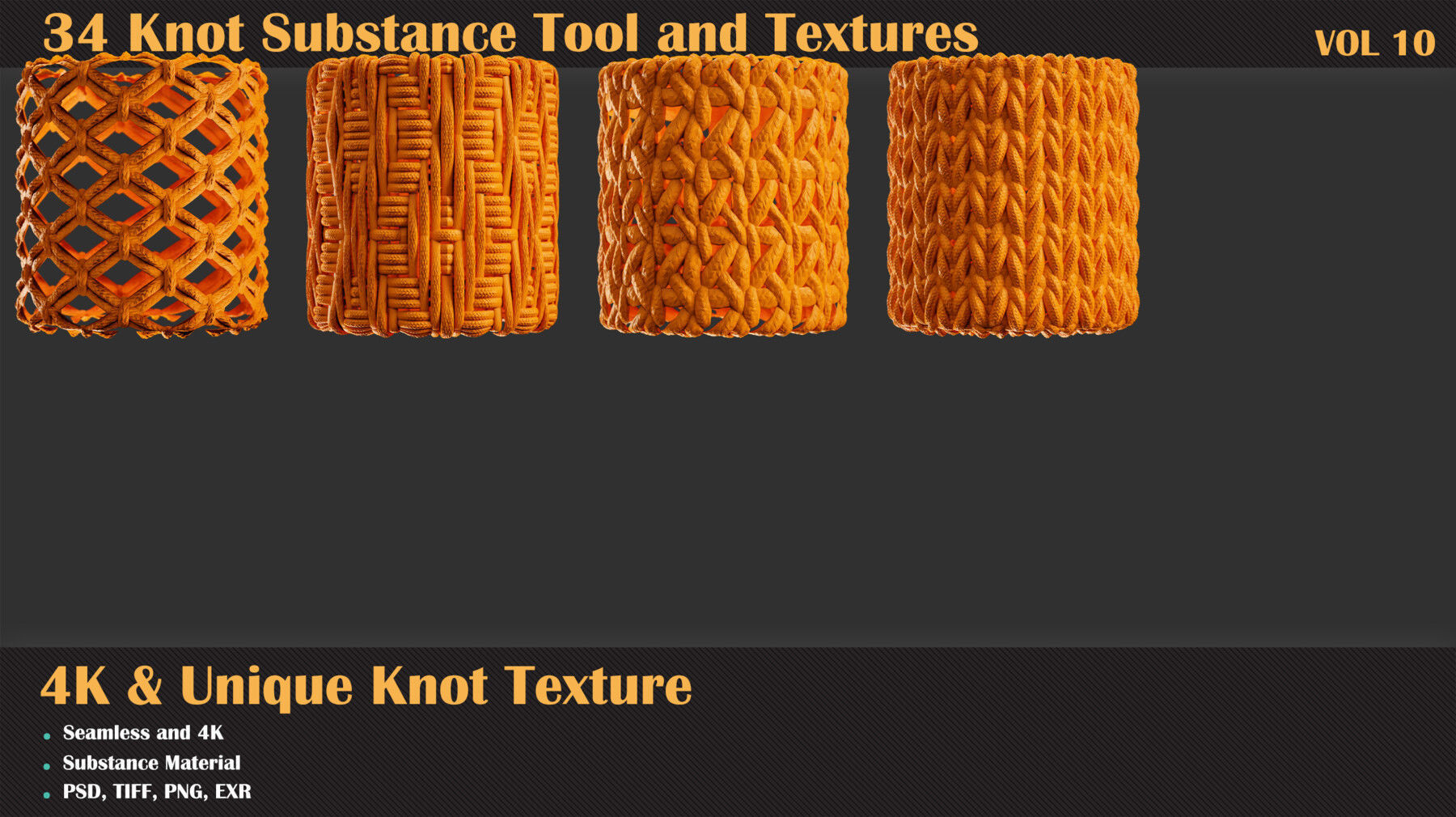 34 Tileable Knot Pattern - VOL 10   Texture_6