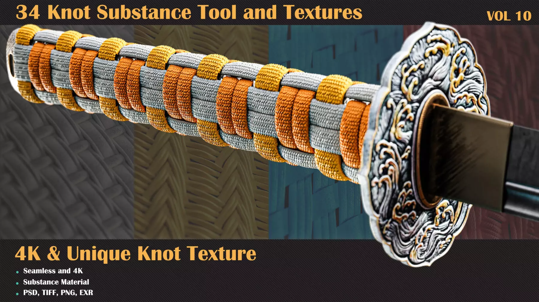 34 Tileable Knot Pattern - VOL 10   Texture_0