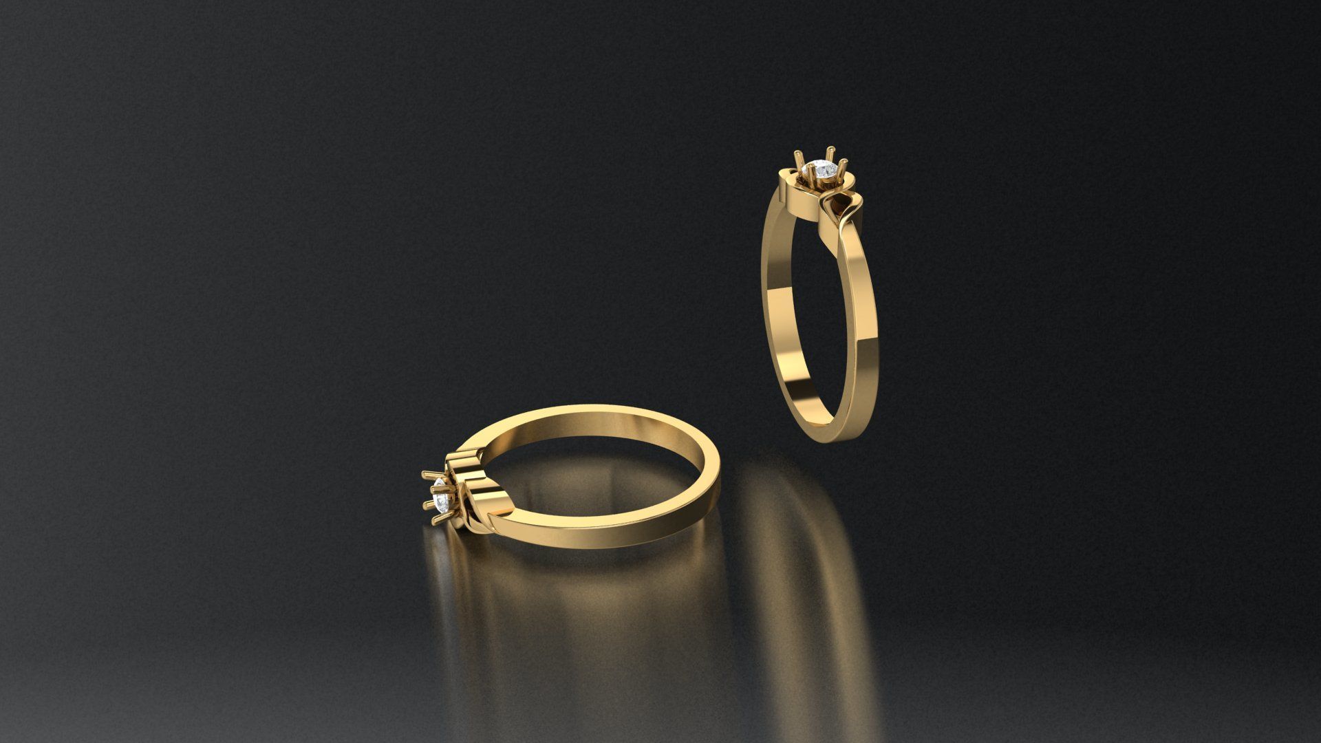 ring soliter 3D print model_8