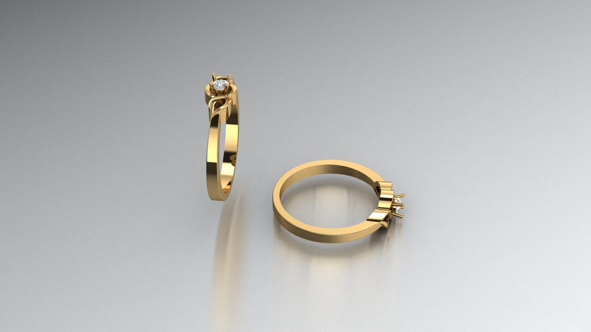 ring soliter 3D print model_6