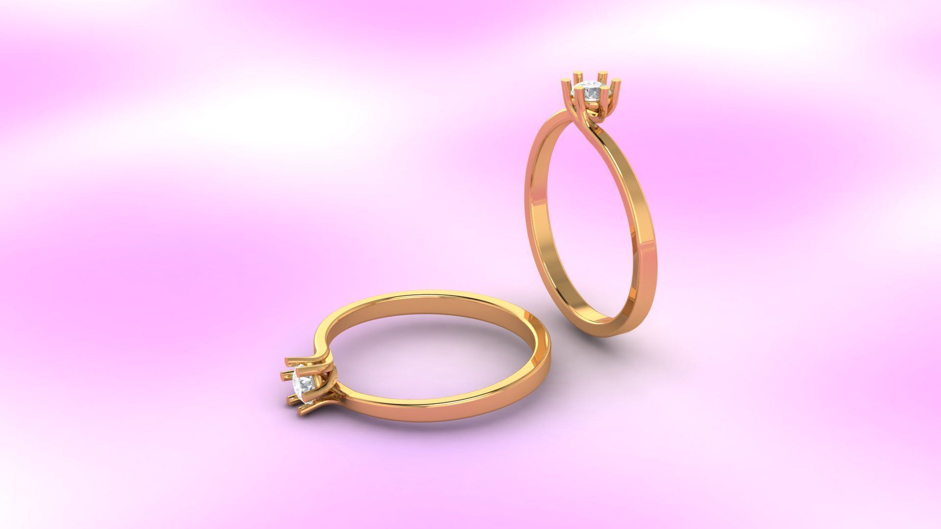 ring soliter 3D print model_4