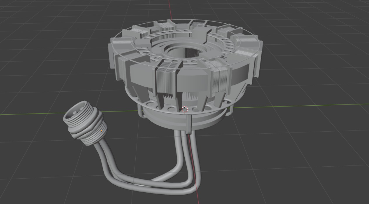 Iron Man Arc Reactor 3D model_7