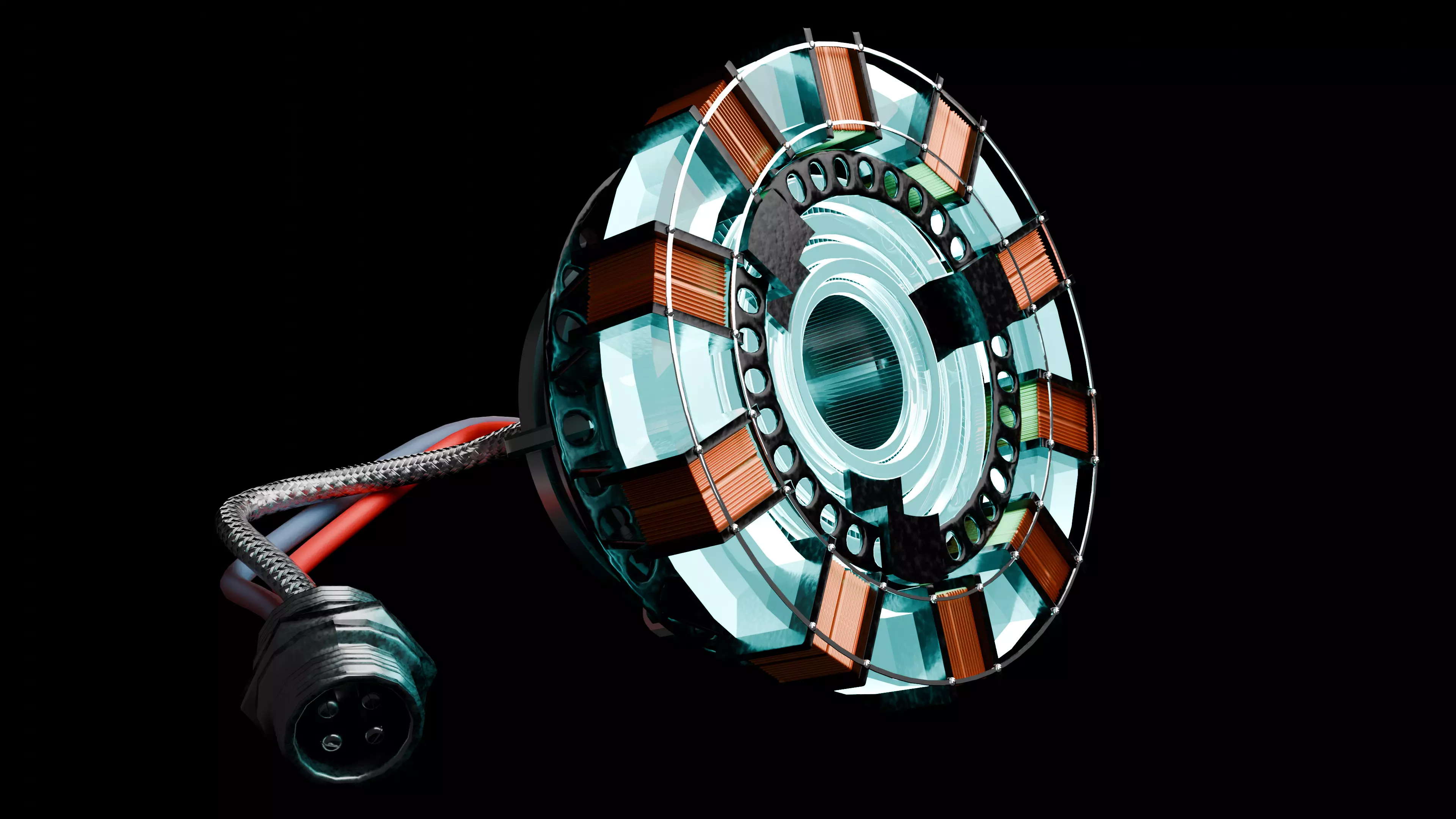 Iron Man Arc Reactor 3D model_0