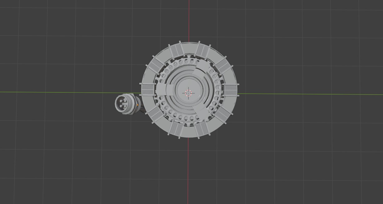 Iron Man Arc Reactor 3D model_9