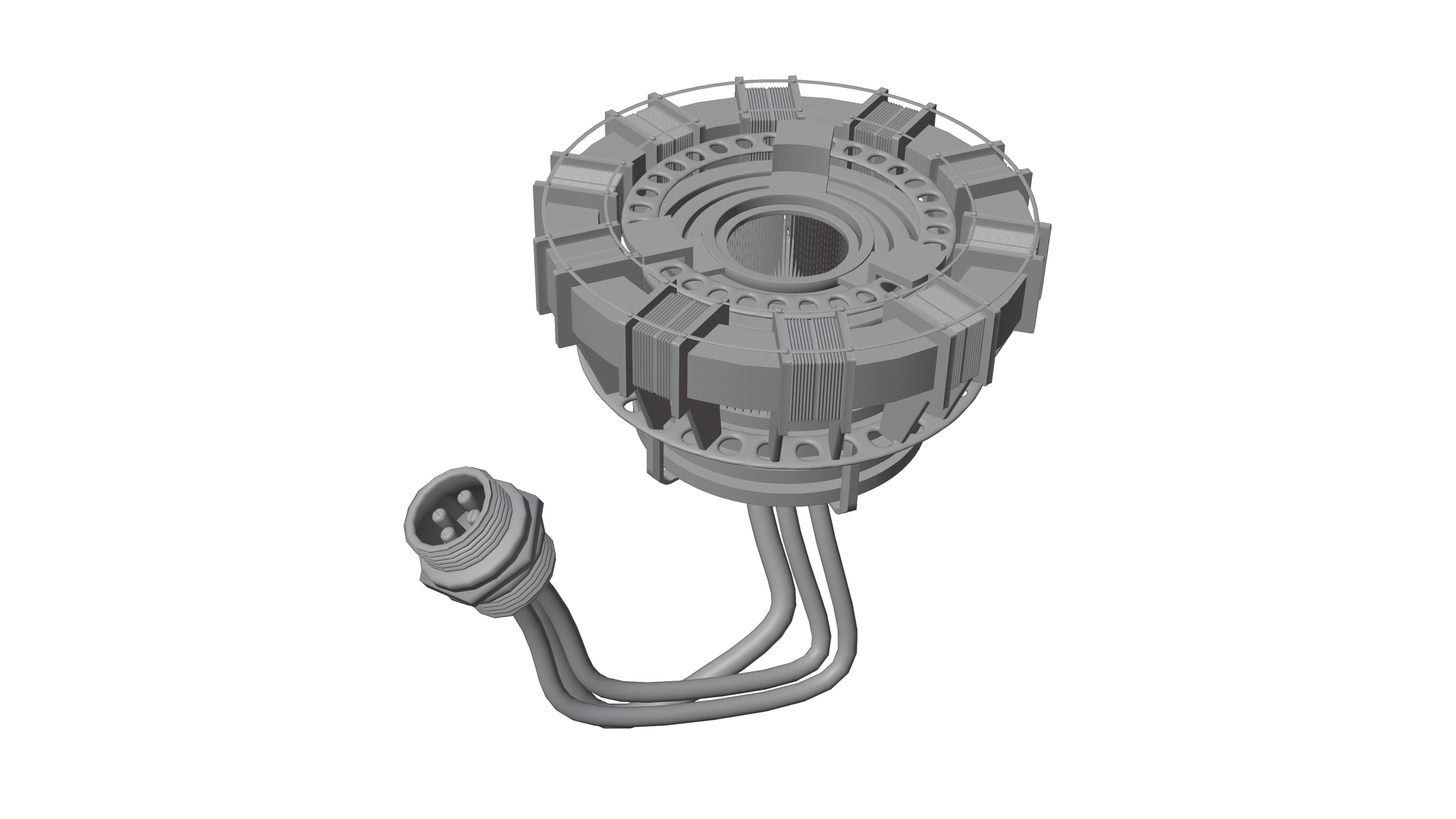 Iron Man Arc Reactor 3D model_3