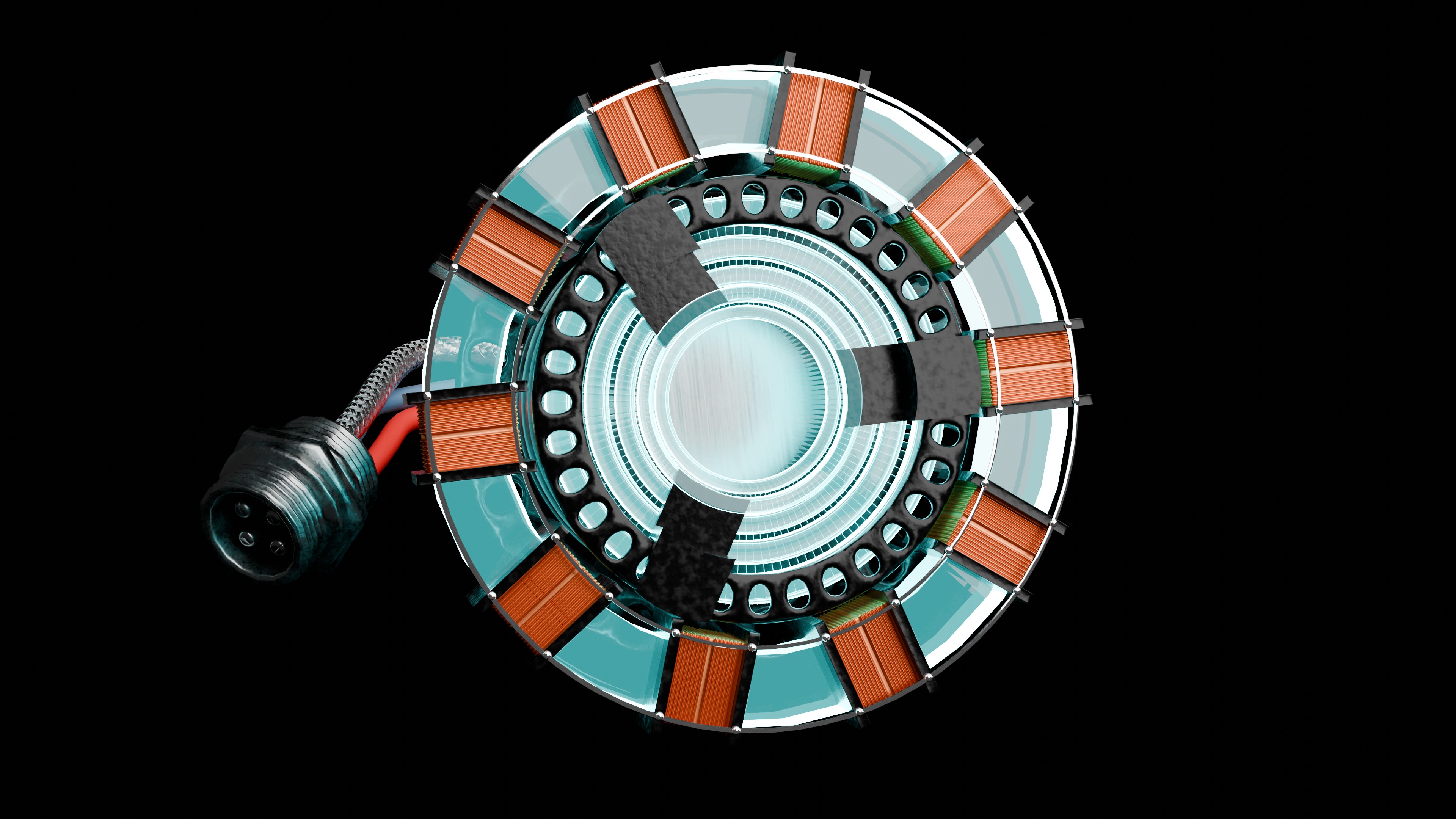 Iron Man Arc Reactor 3D model_1