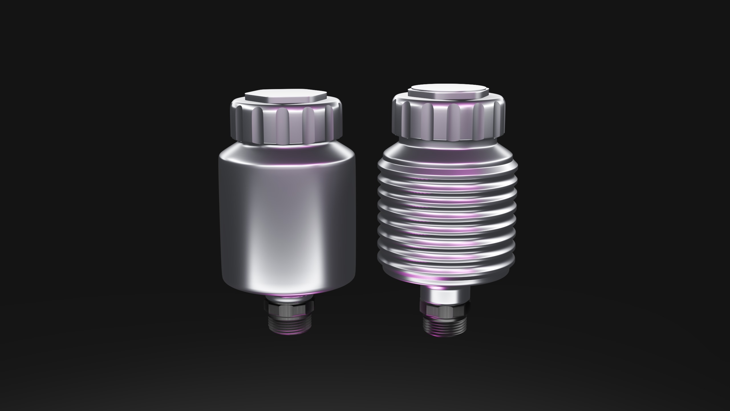 Set of Wilwood Master Reservoir and Lightweight Master Reservoir 3D model_8