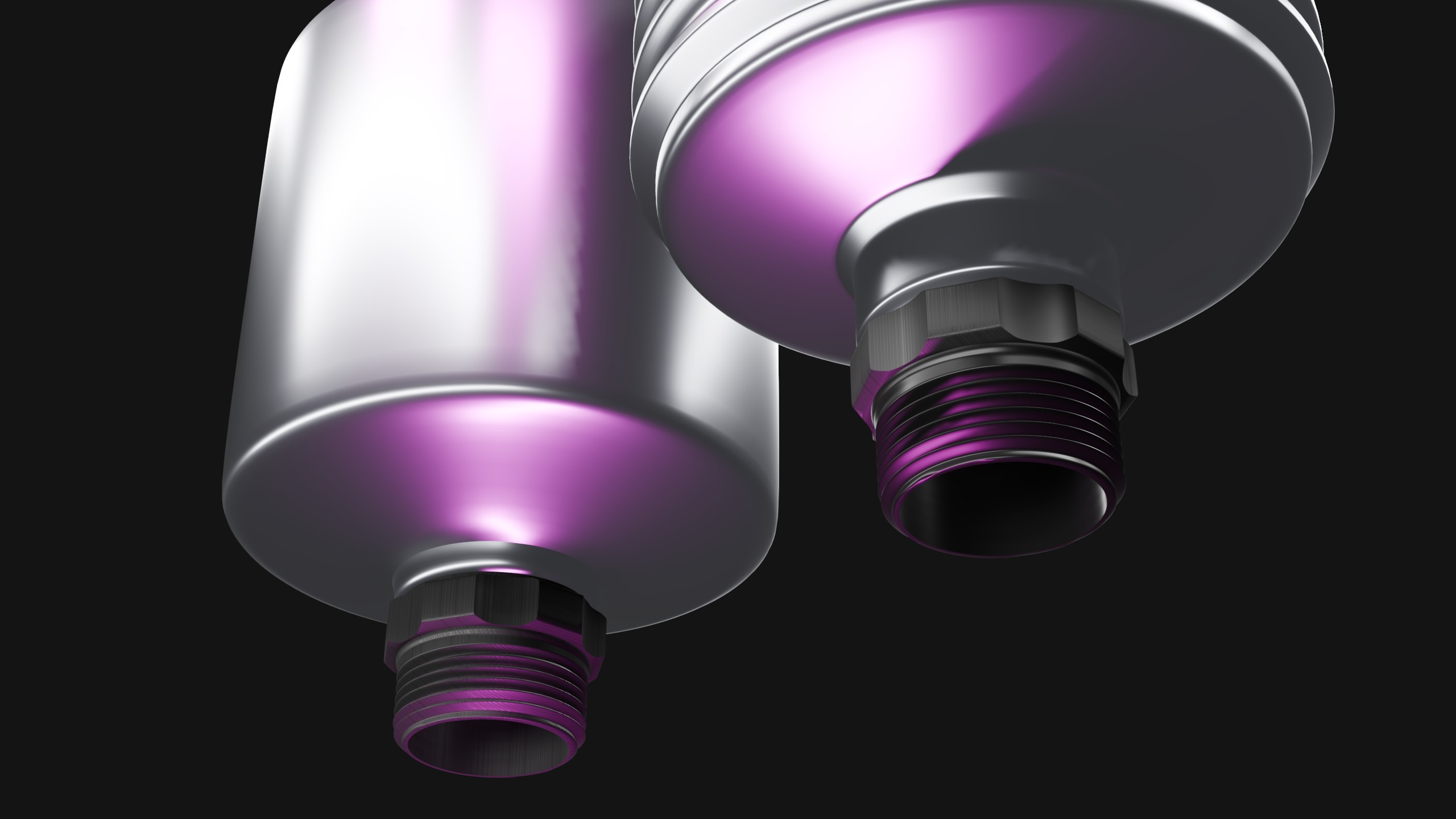 Set of Wilwood Master Reservoir and Lightweight Master Reservoir 3D model_9