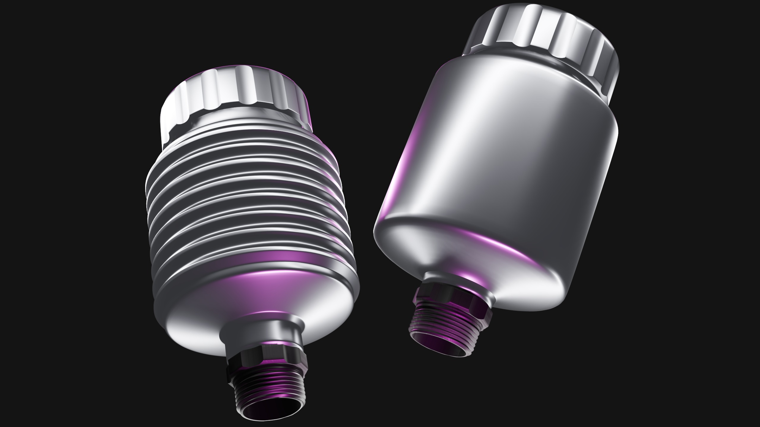 Set of Wilwood Master Reservoir and Lightweight Master Reservoir 3D model_7