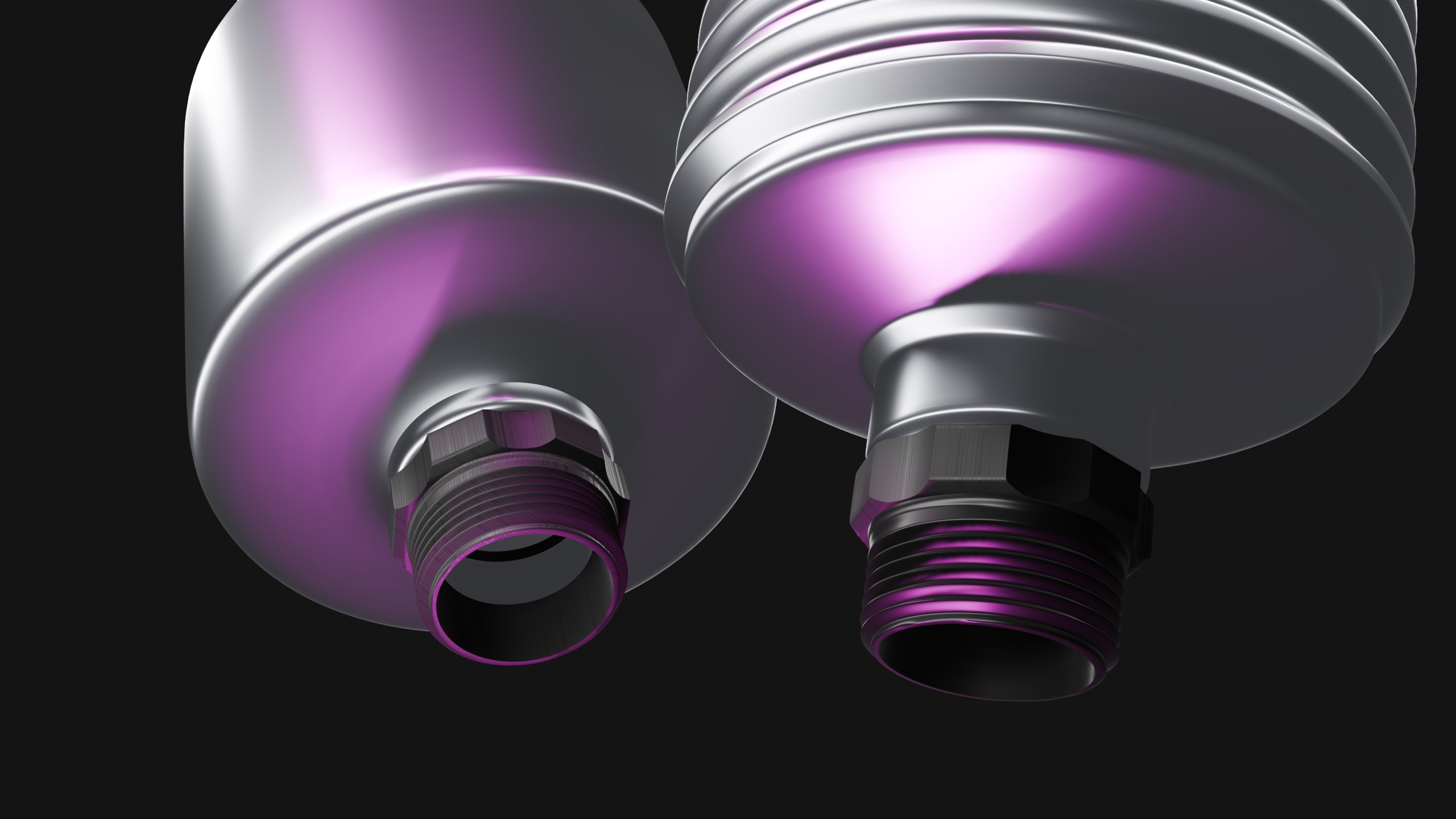 Set of Wilwood Master Reservoir and Lightweight Master Reservoir 3D model_4