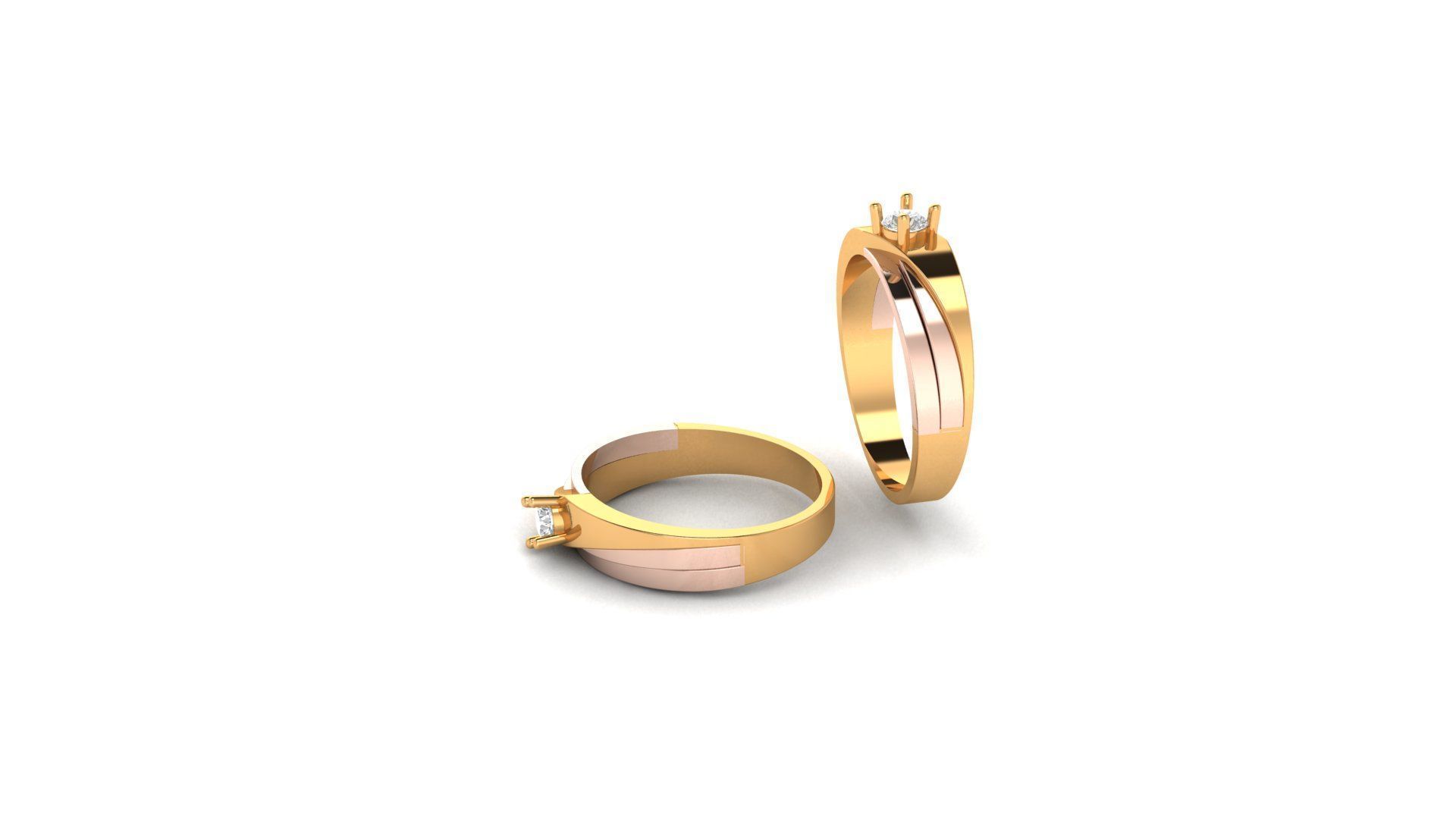 ring soliter 3D print model_3
