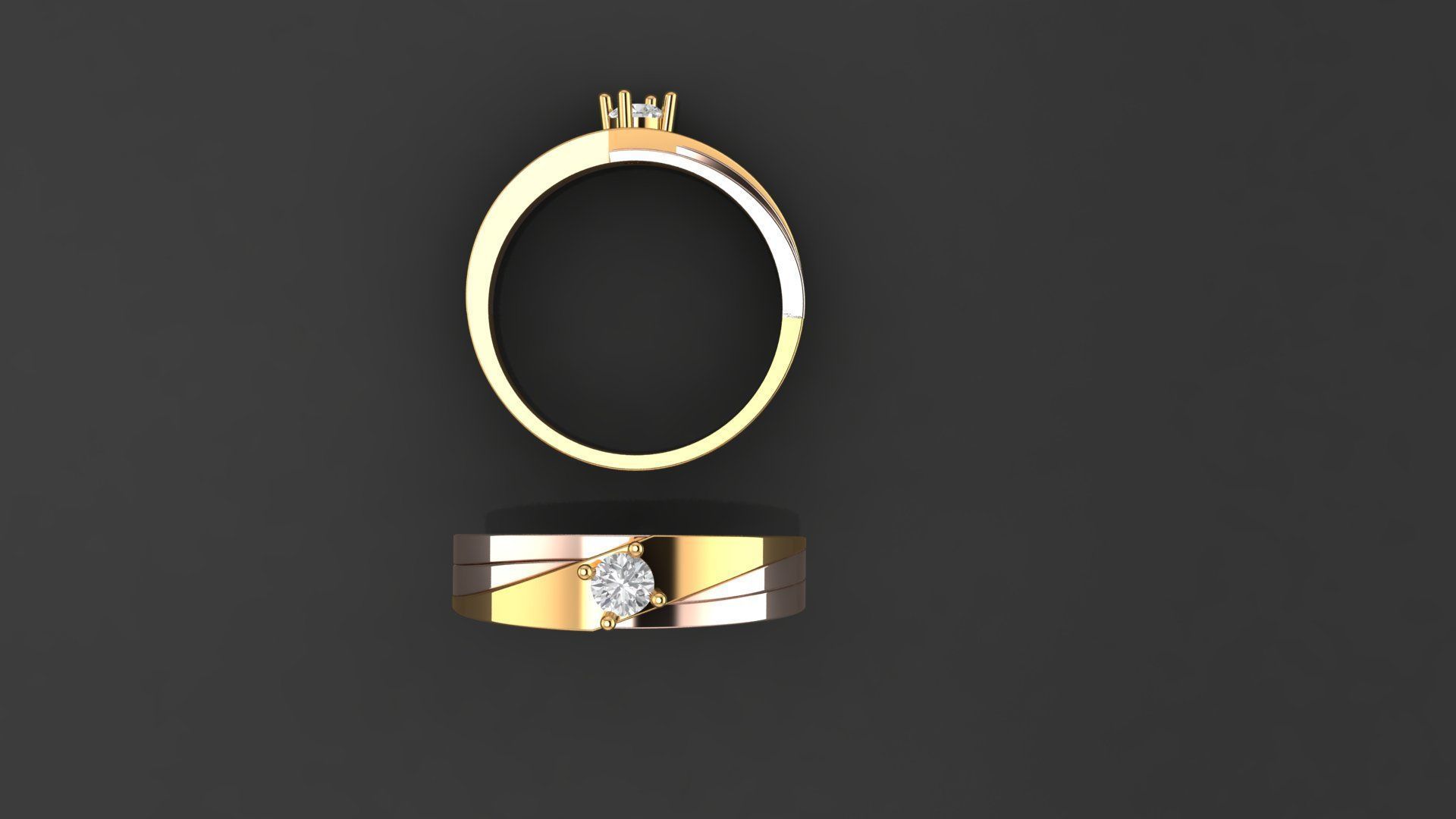 ring soliter 3D print model_6