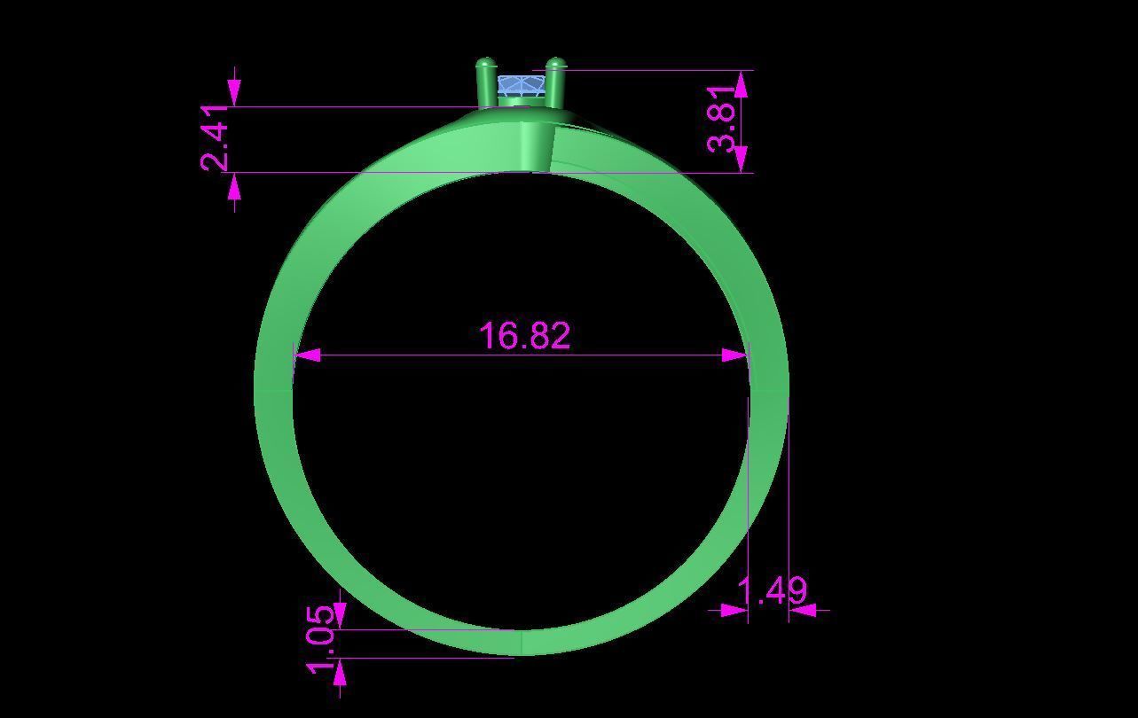 soliter ring 3D print model_10