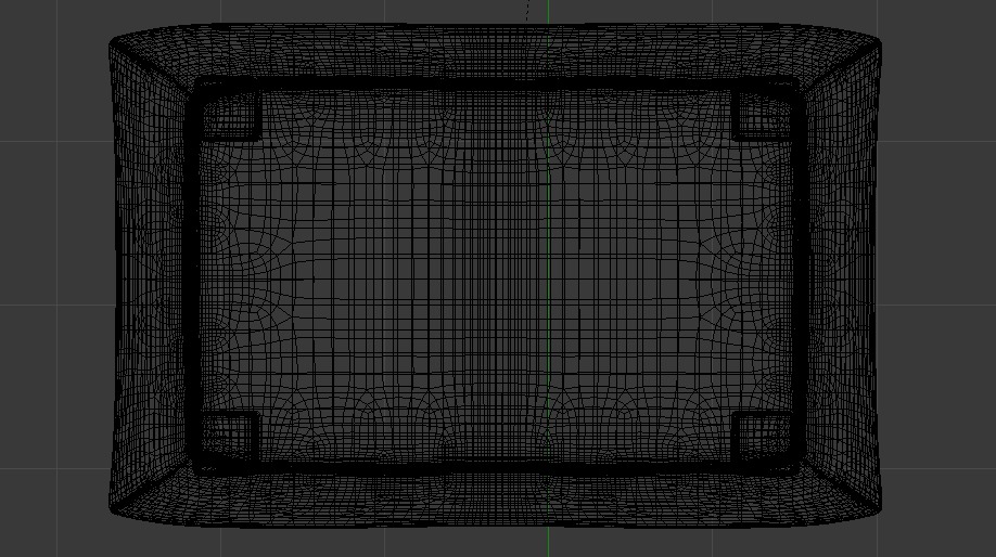 Heritage Leaf Fabric Ottoman Bench Low-poly 3D model_29