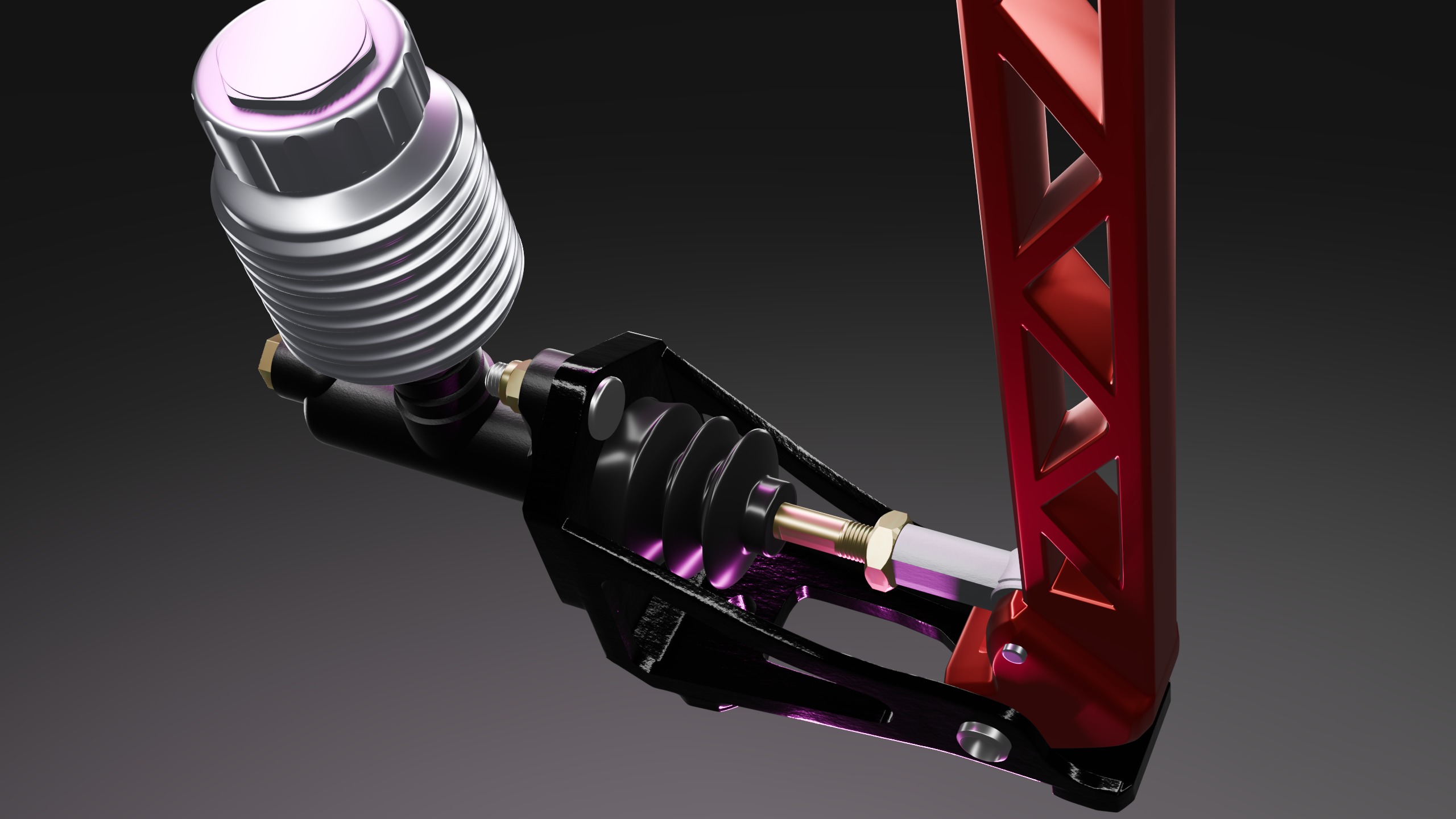 Vertical Drift Handbrake inspired by Wilwood 3D model_1