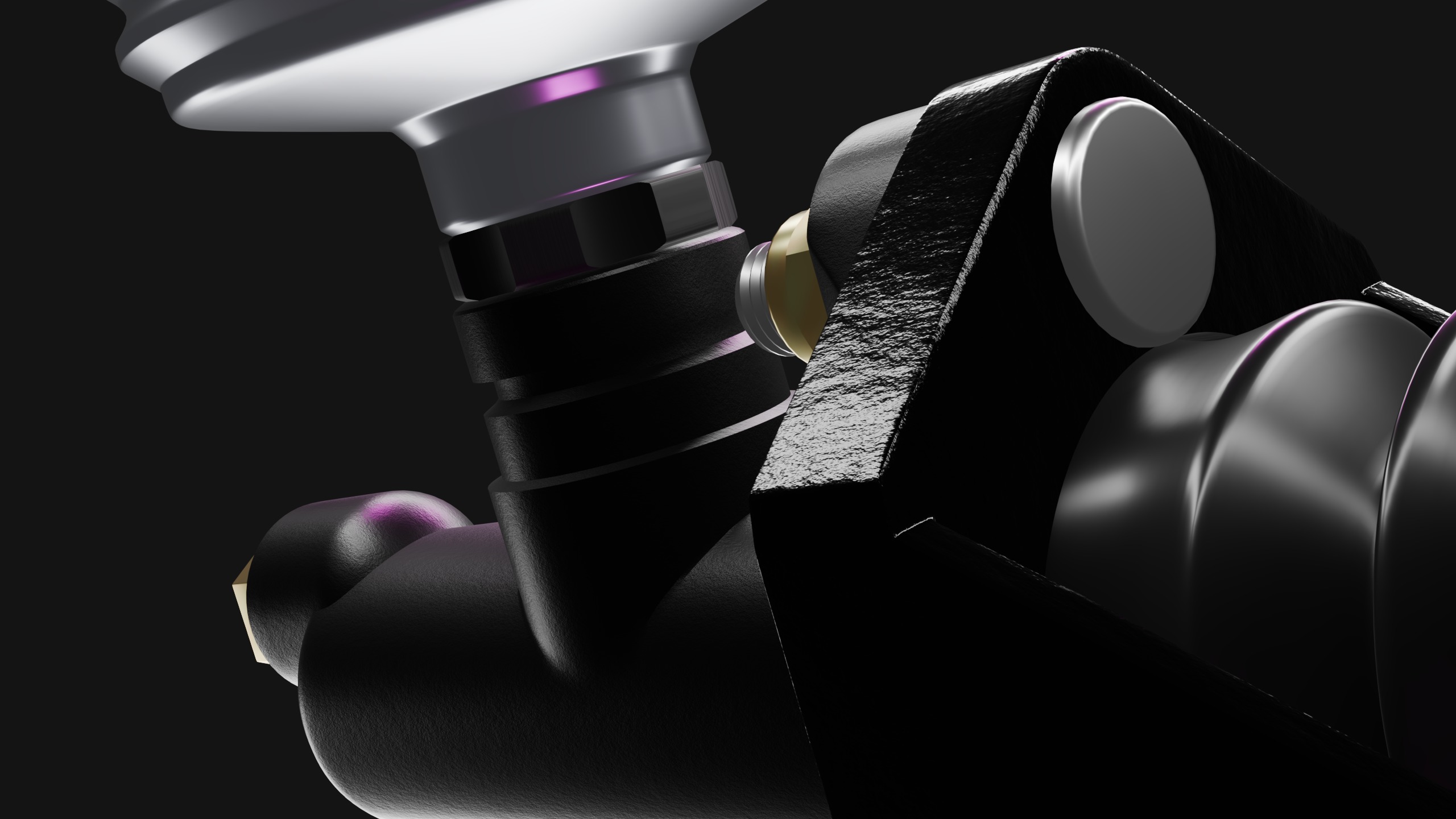 Vertical Drift Handbrake inspired by Wilwood 3D model_5