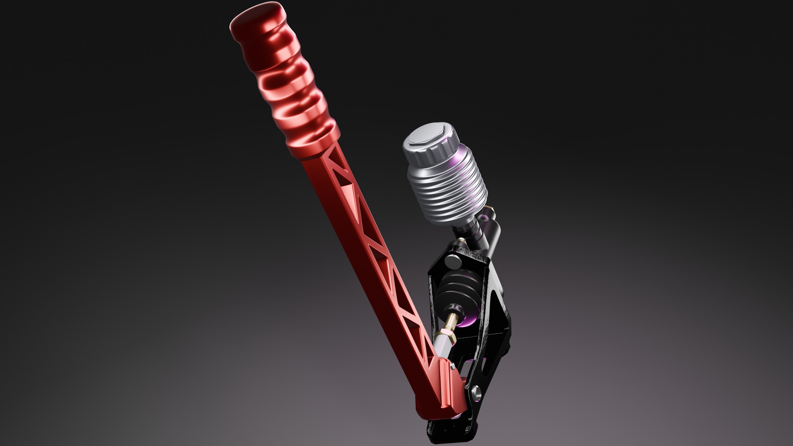 Vertical Drift Handbrake inspired by Wilwood 3D model_6