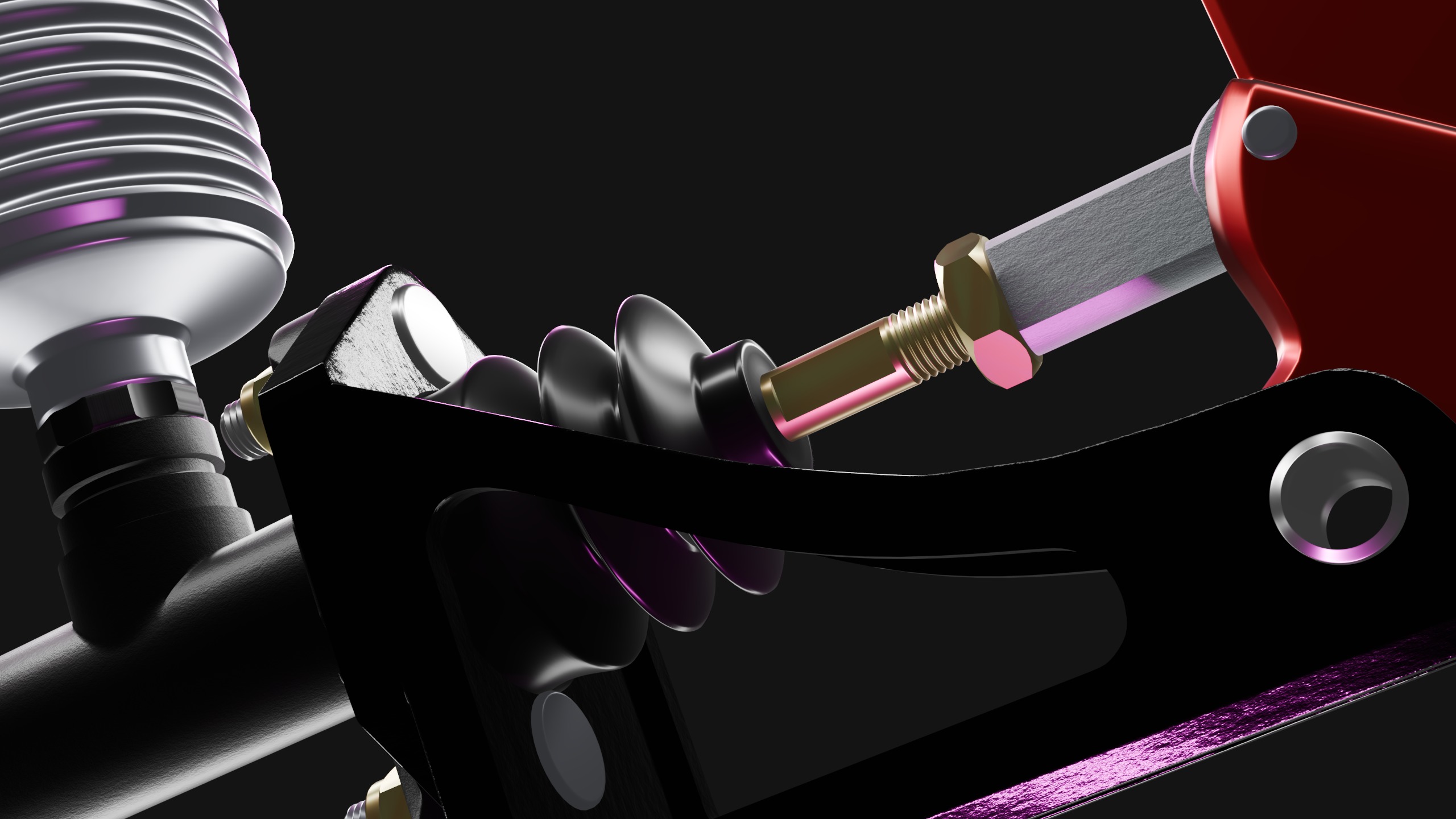 Vertical Drift Handbrake inspired by Wilwood 3D model_7