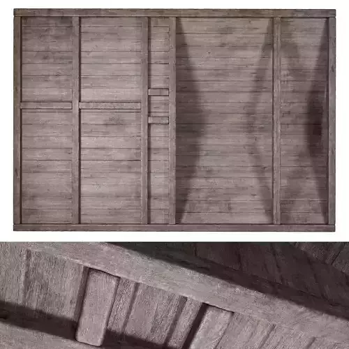 Inside wooden roof paneling