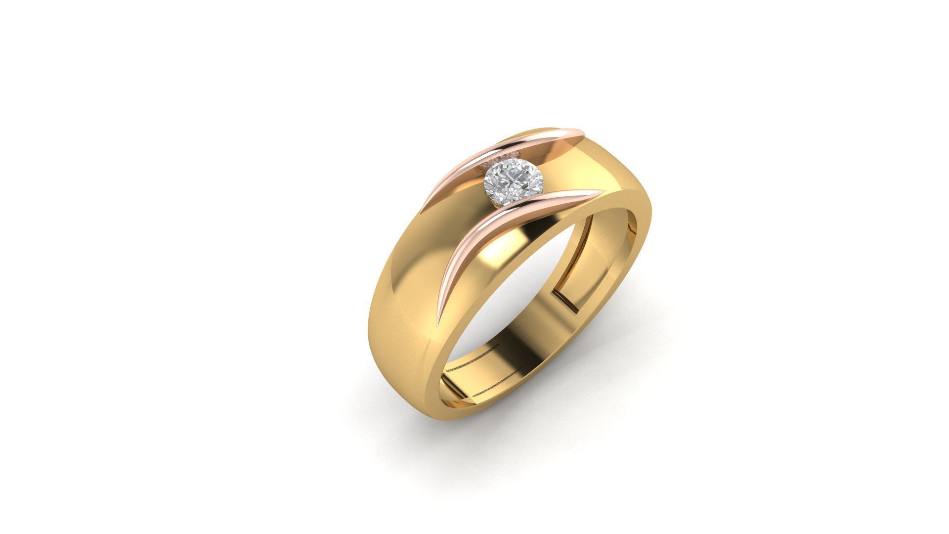 soliter ring 3D print model_2