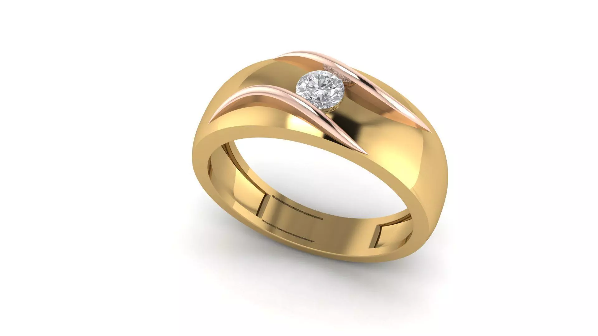 soliter ring 3D print model_0