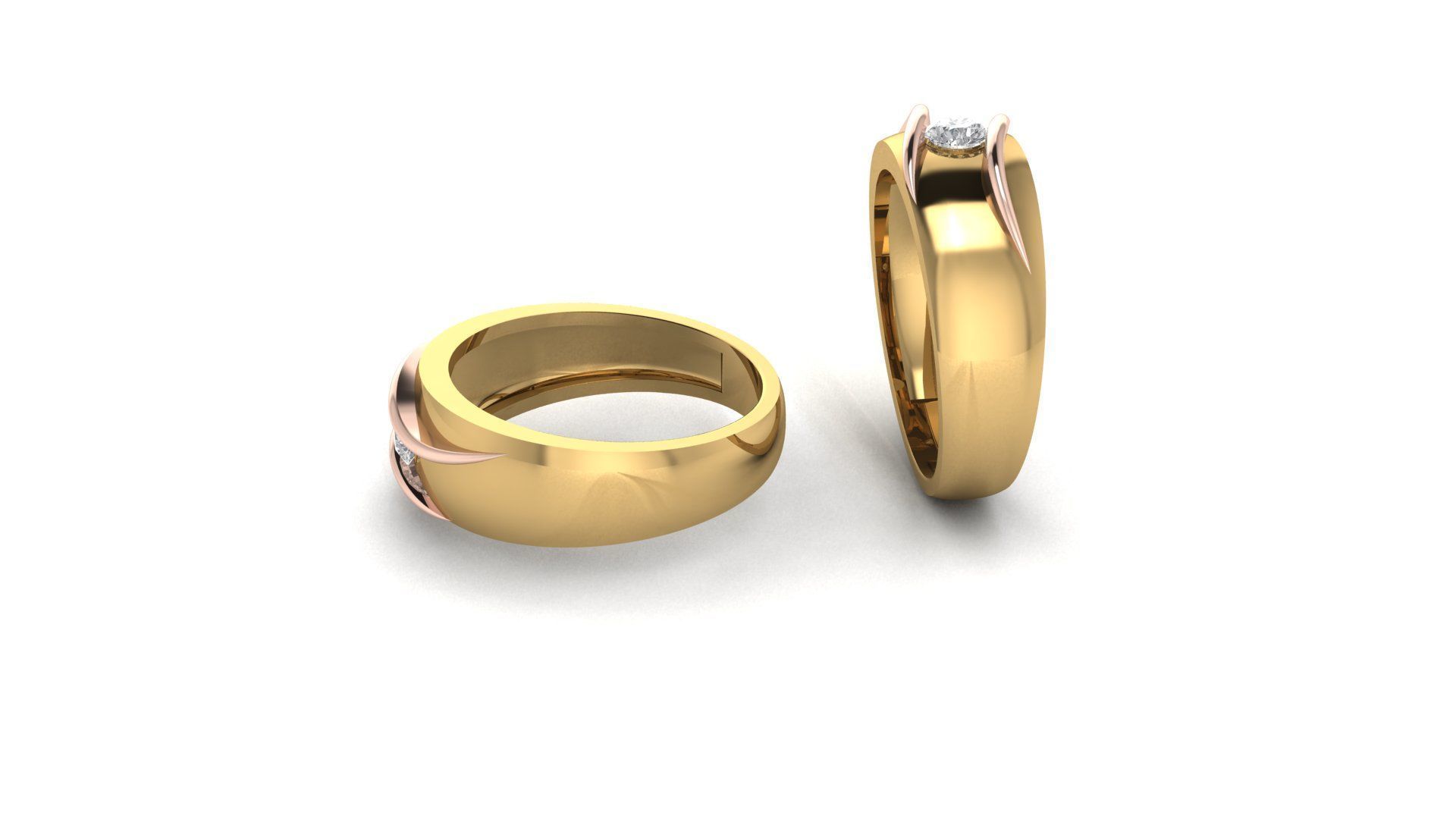 soliter ring 3D print model_8