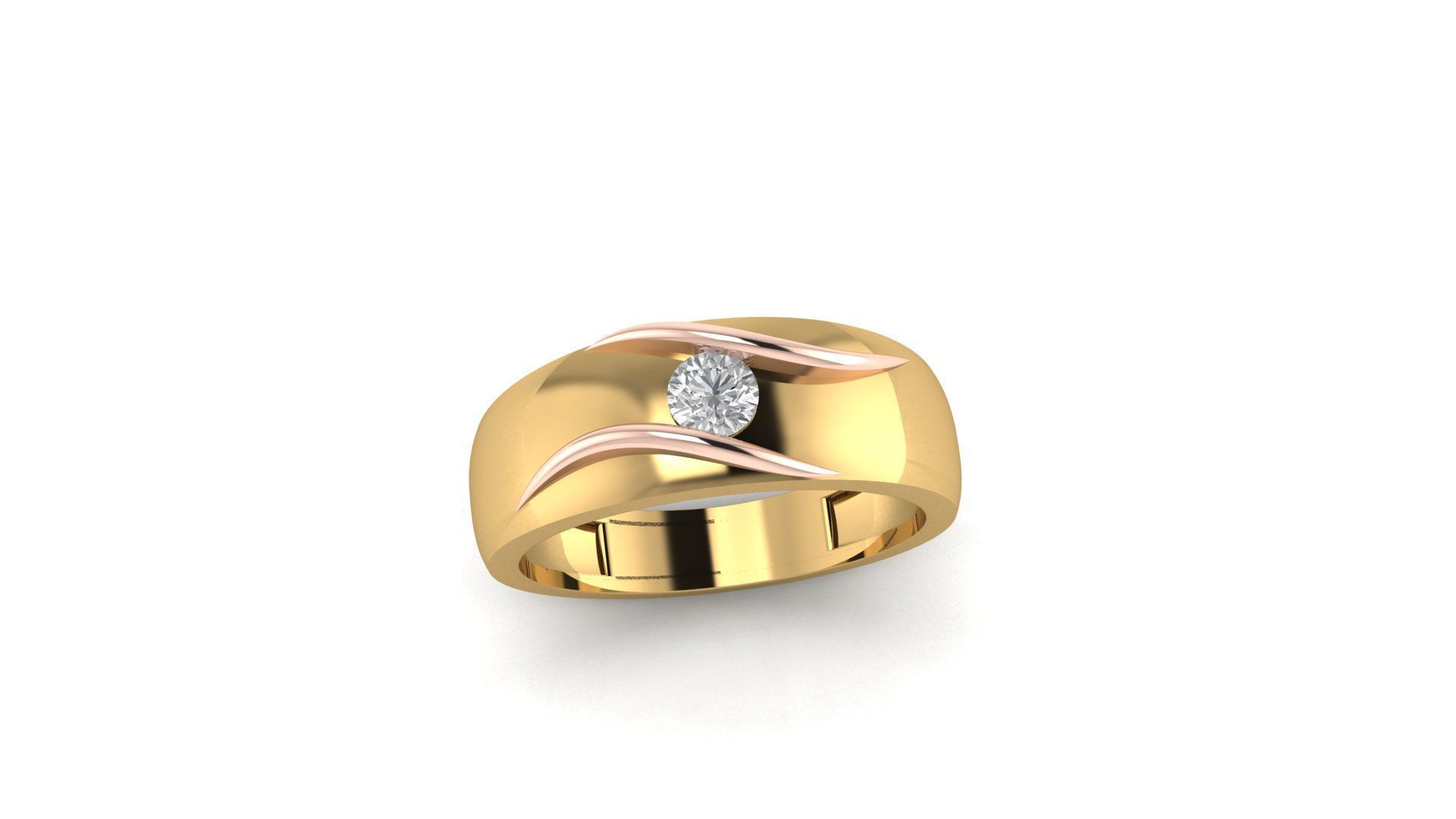 soliter ring 3D print model_3