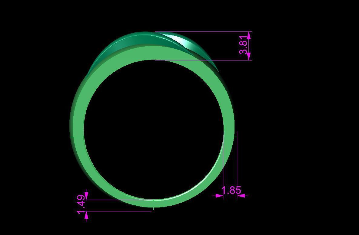 soliter ring 3D print model_9