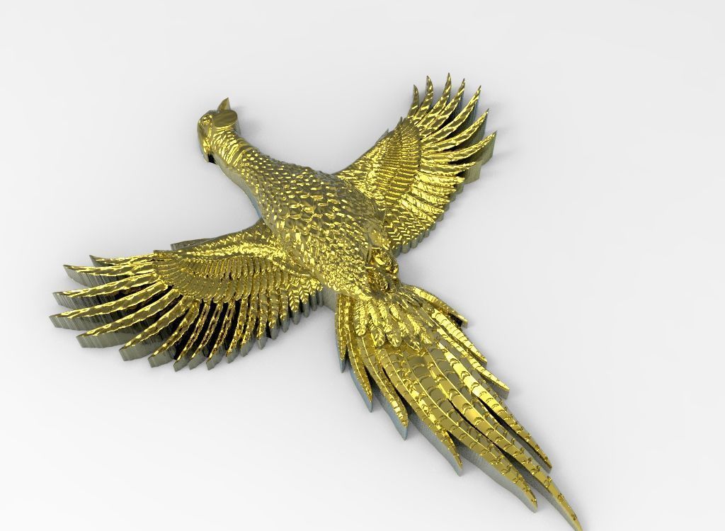 Pheasant 3d model bird hunting art sculptures 3D print model 3D print model_6