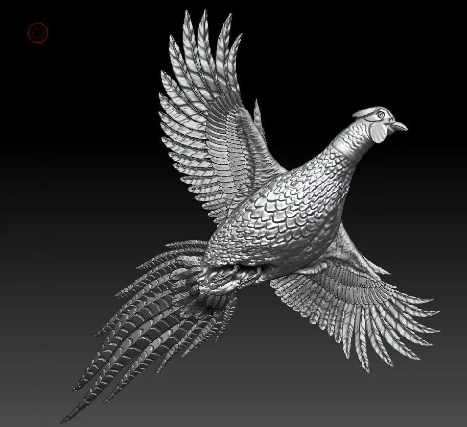 Pheasant 3d model bird hunting art sculptures 3D print model 3D print model_0