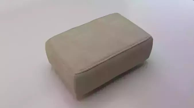 Heritage Papyrus Fabric Ottoman Bench