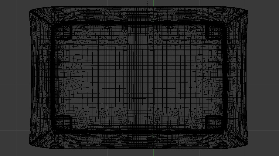 Heritage Rust Fabric Ottoman Bench Low-poly 3D model_29