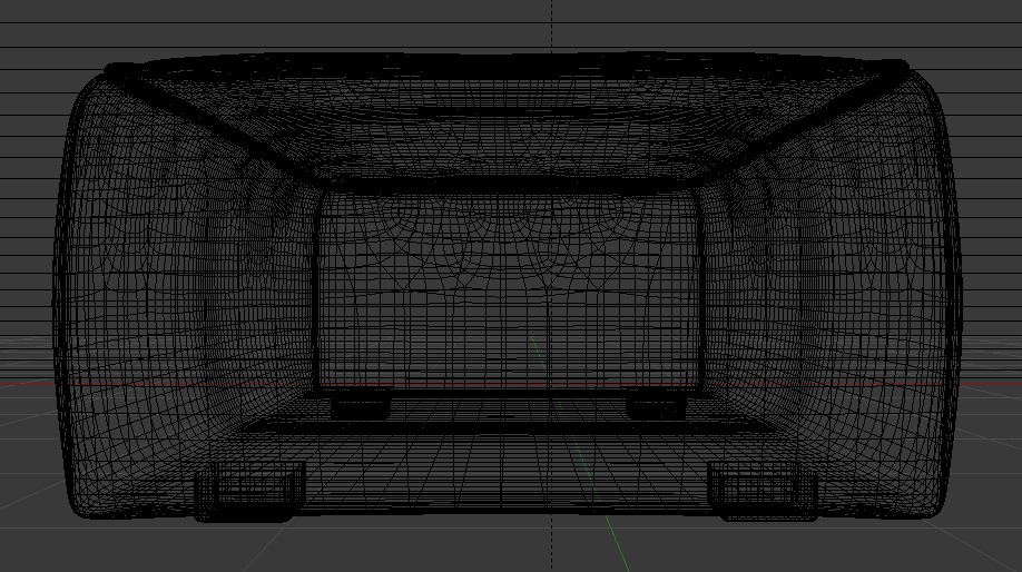 Heritage Rust Fabric Ottoman Bench Low-poly 3D model_27