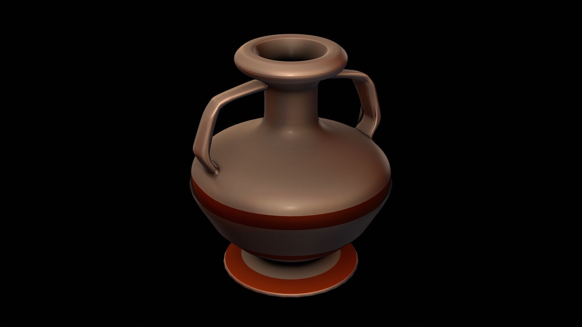  ancient greek pot 5 Low-poly 3D model_16