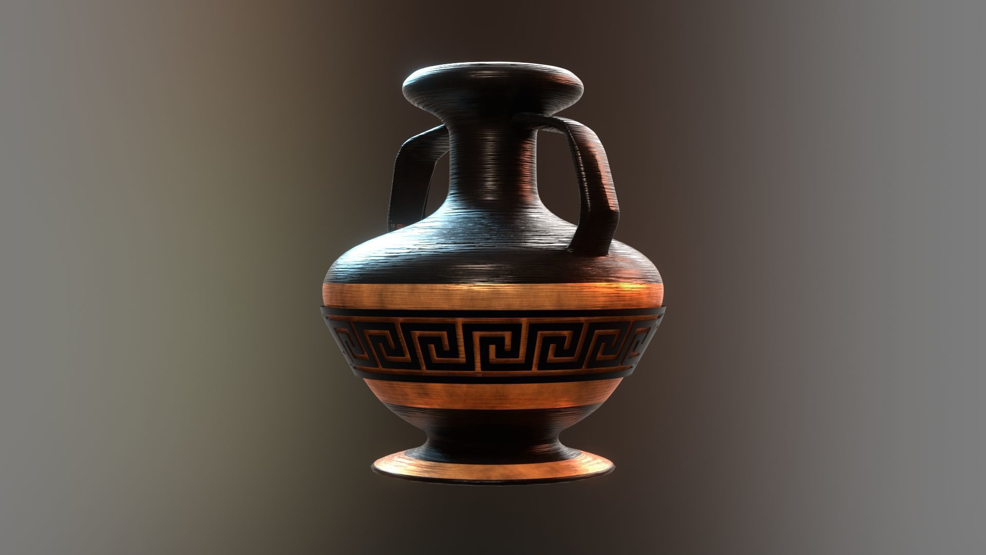  ancient greek pot 5 Low-poly 3D model_1