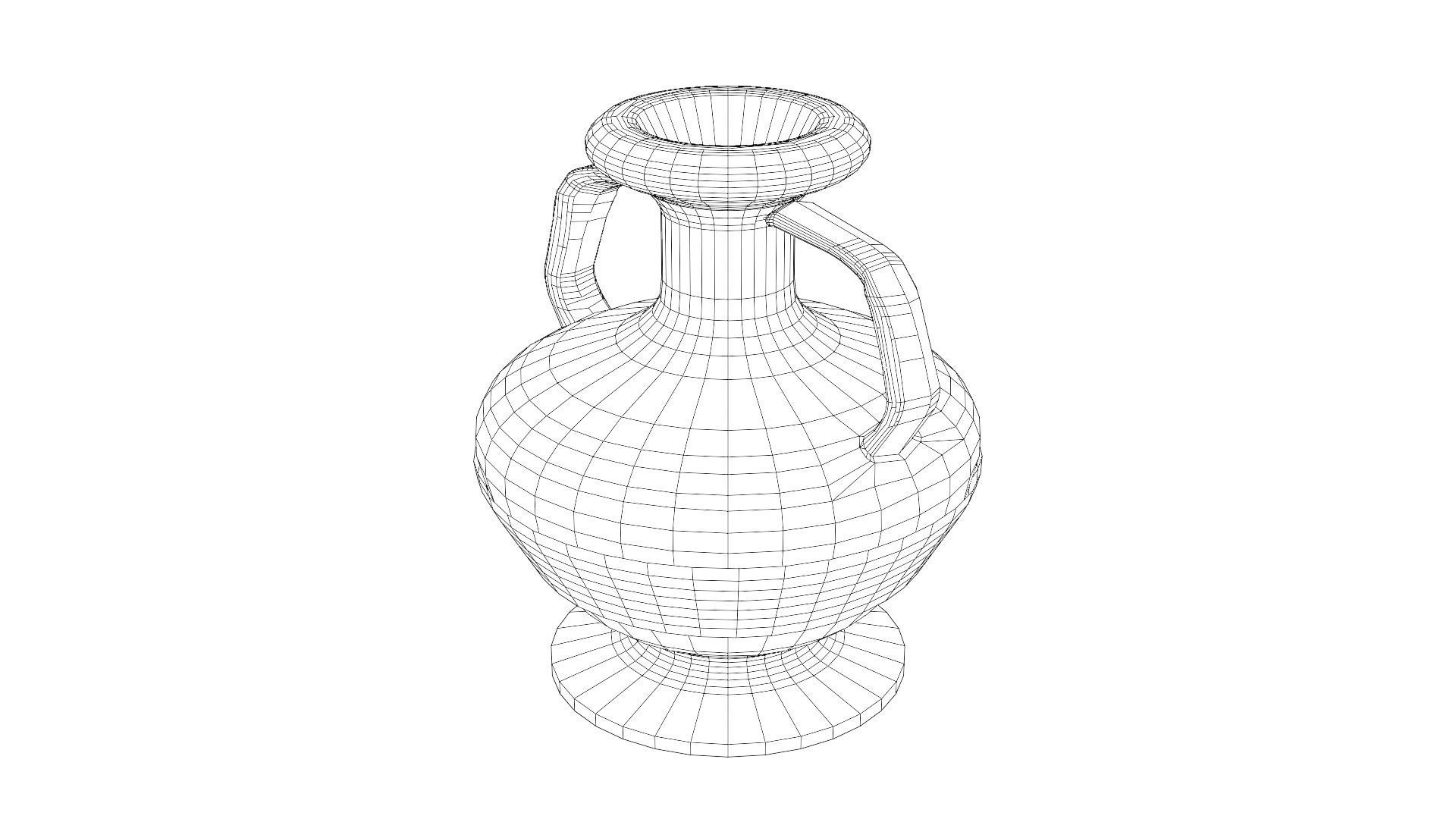  ancient greek pot 5 Low-poly 3D model_31