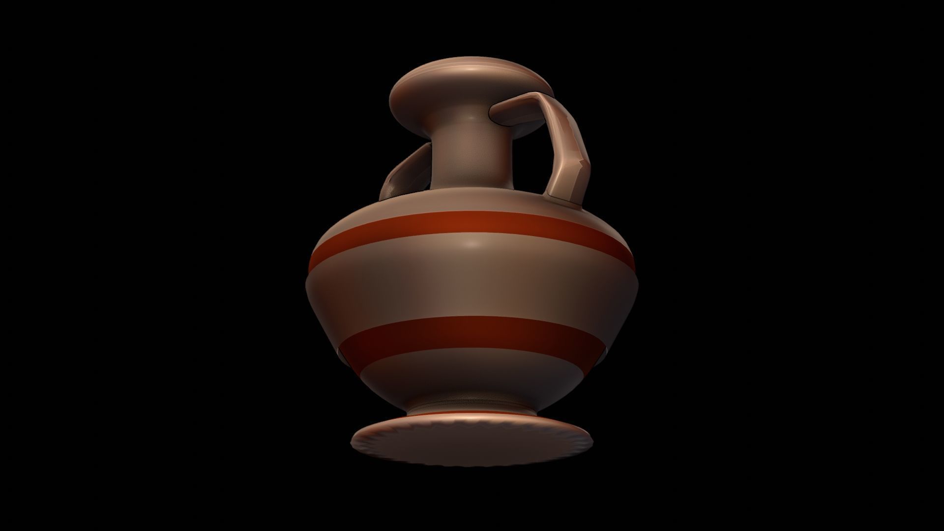  ancient greek pot 5 Low-poly 3D model_13