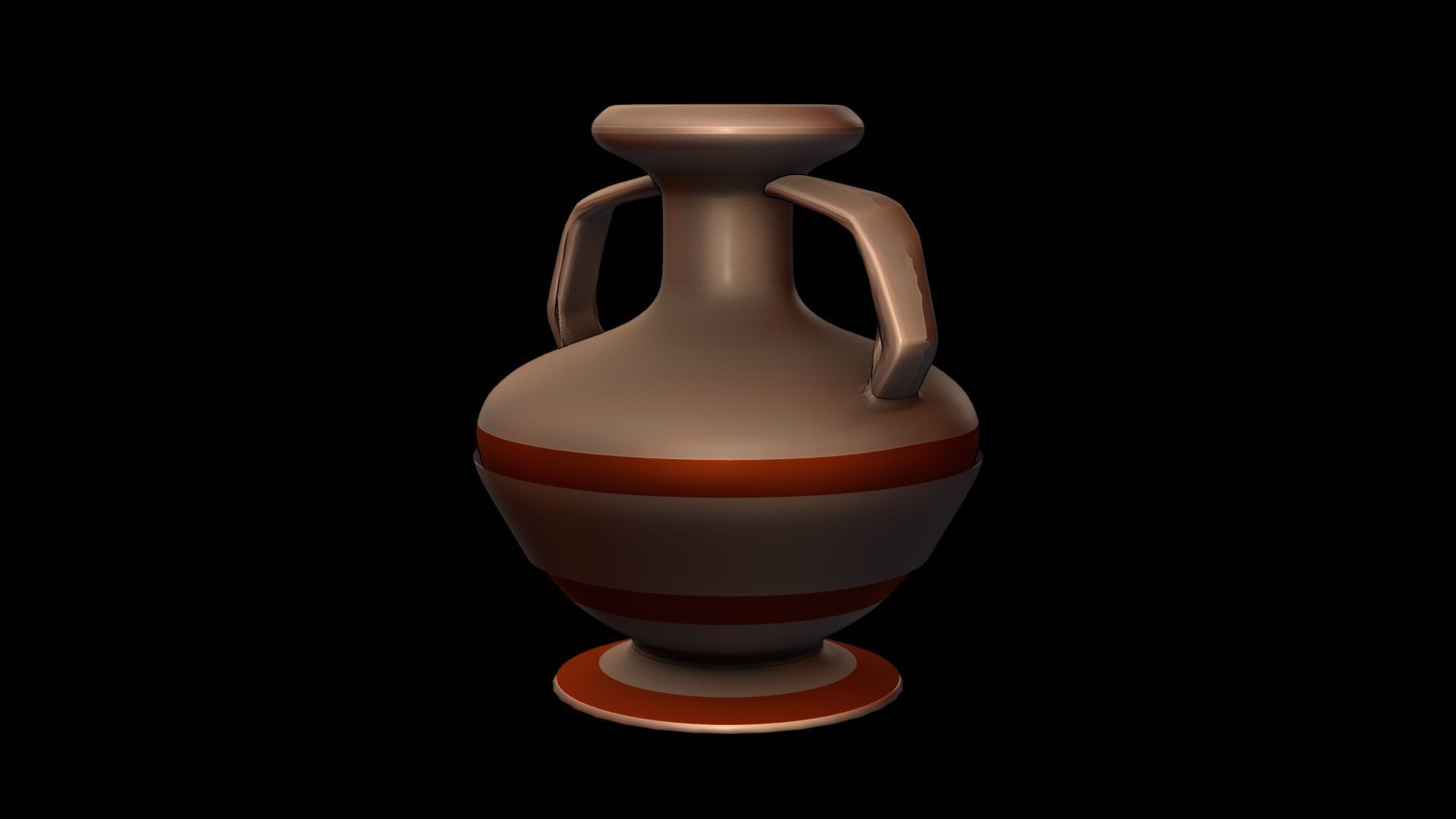  ancient greek pot 5 Low-poly 3D model_15