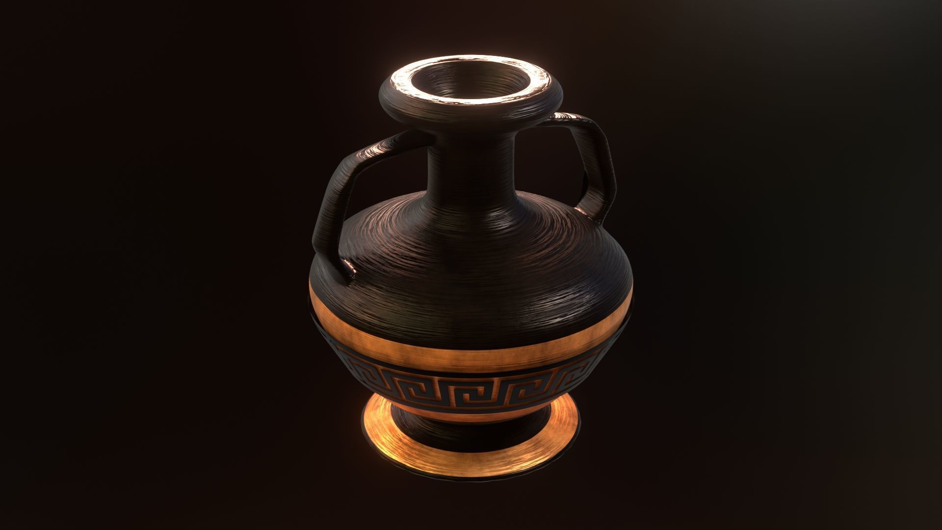  ancient greek pot 5 Low-poly 3D model_3