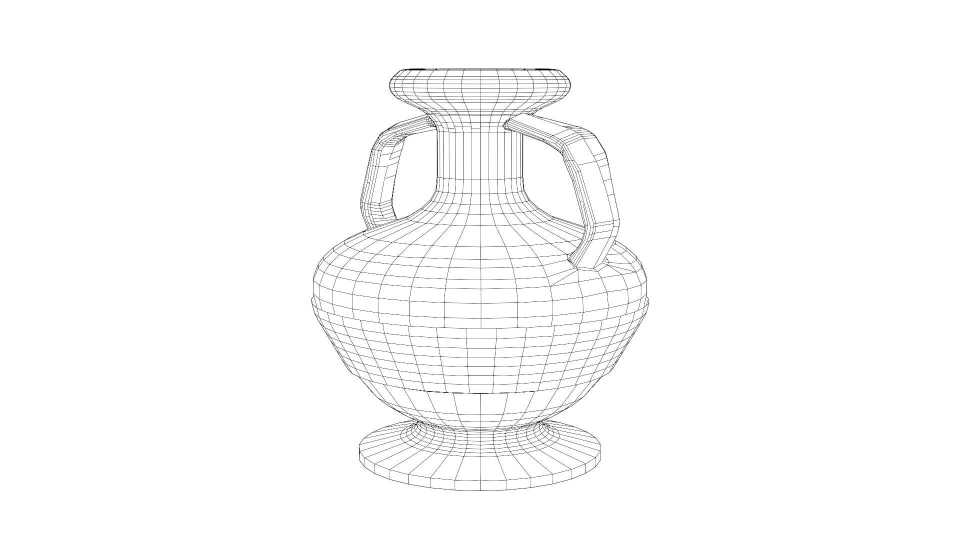  ancient greek pot 5 Low-poly 3D model_27