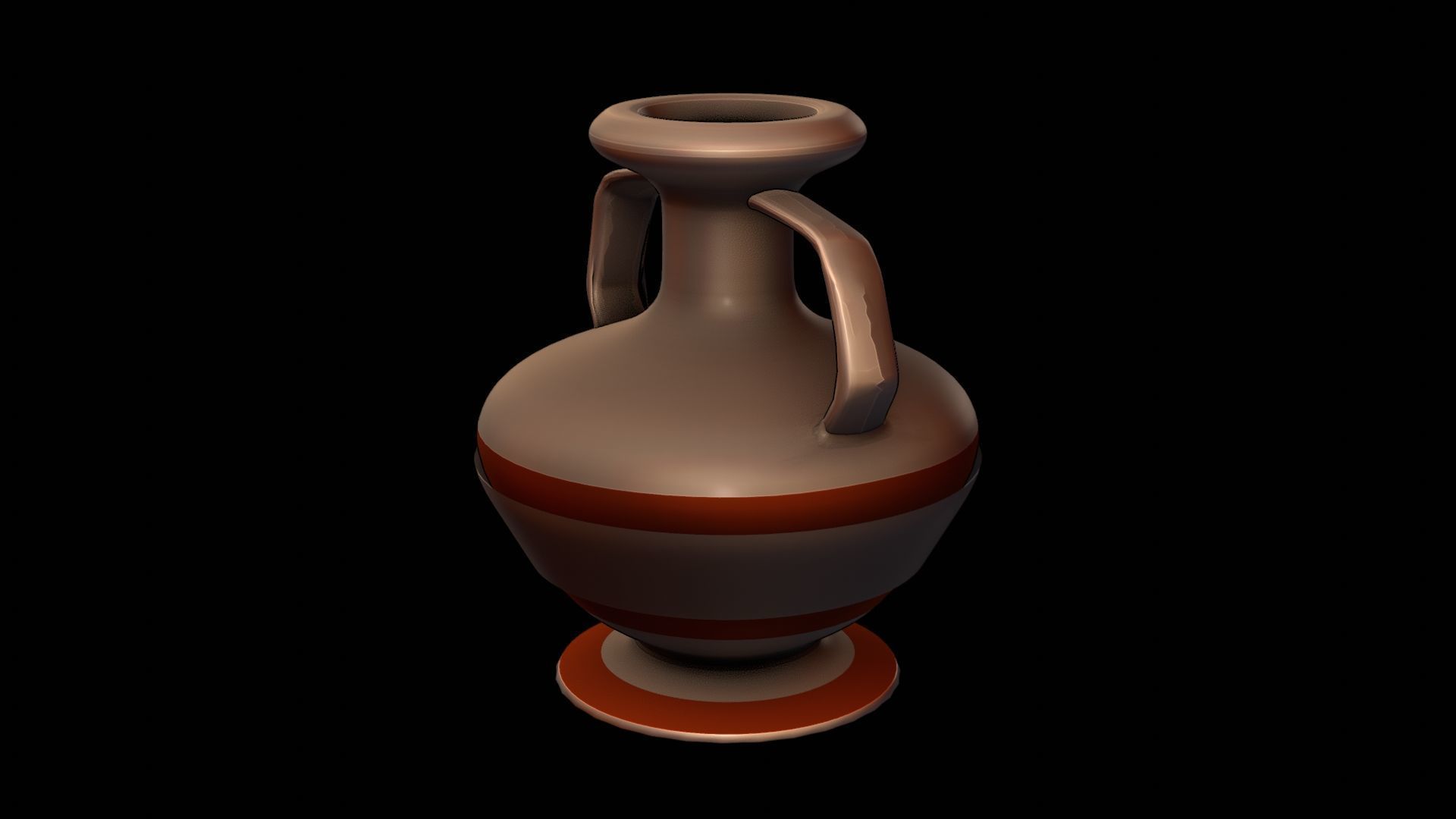  ancient greek pot 5 Low-poly 3D model_12