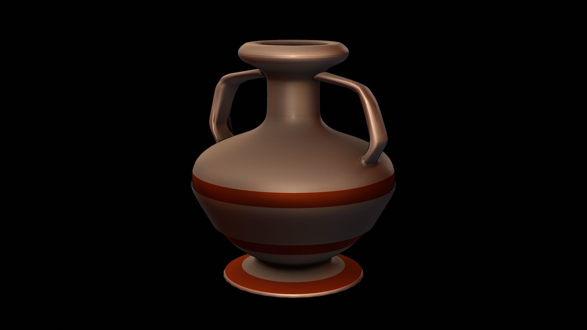  ancient greek pot 5 Low-poly 3D model_17